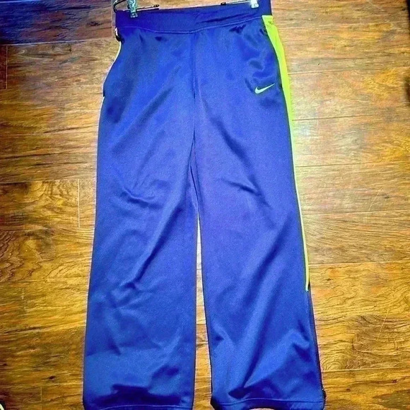Nike Dri fit sweatpants Purple/lime green - Picture 4 of 7